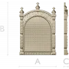 Arched Kiot Frame STL for CNC
