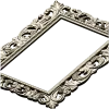 Ornate Rococo Rectangular Frame STL for CNC