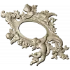 Rococo Cherub Oval Frame STL