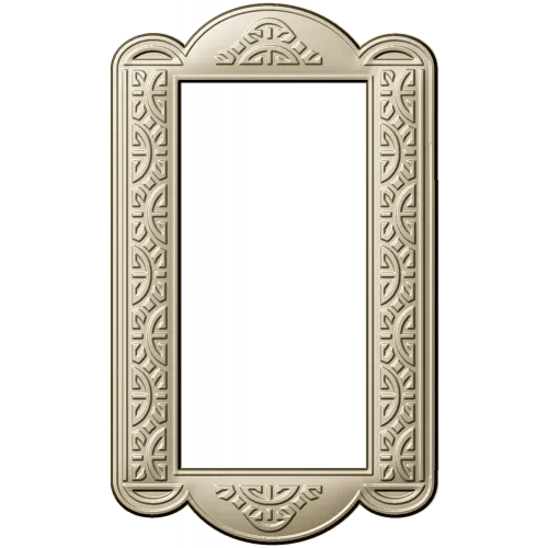 Arcadia Scroll Frame - STL 3D model for CNC routing and carving