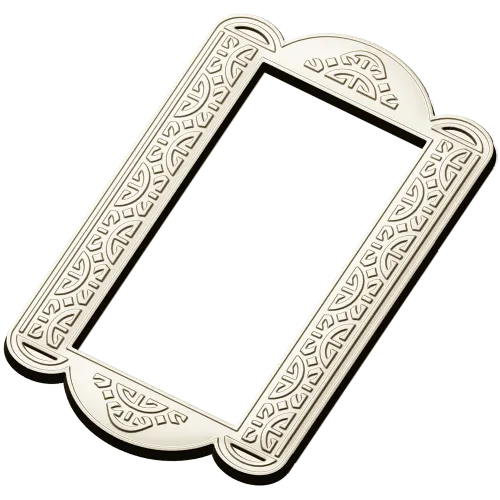 Arcadia Scroll Frame - STL 3D model for CNC routing and carving