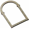 Rosette Arch - ornamental arched frame STL 3D model for CNC