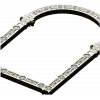 Rosette Arch - ornamental arched frame STL 3D model for CNC
