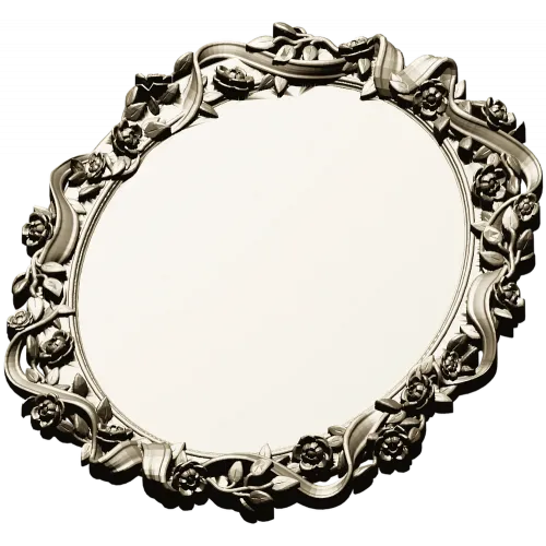 Ornate Oval Frame 3D Model STL for CNC