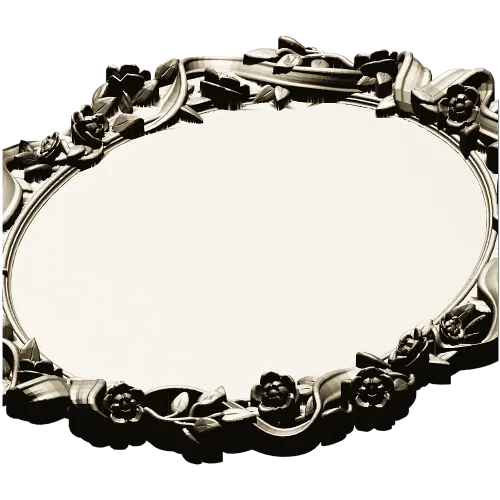 Ornate Oval Frame 3D Model STL for CNC