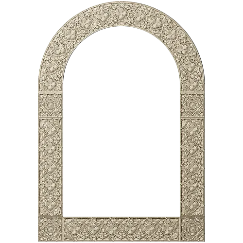 Ornate Arched Frame STL for CNC Milling