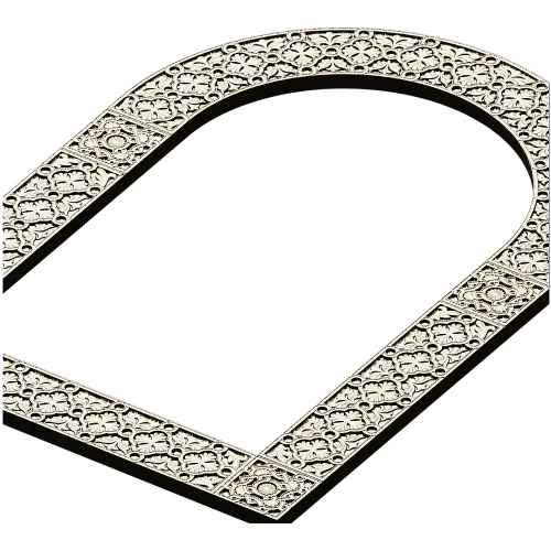 Ornate Arched Frame STL for CNC Milling