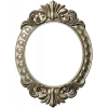 Ornate Oval Frame STL 3D Model for CNC Milling