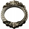 Ornate Oval Frame STL 3D Model for CNC Milling