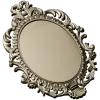Ornate Oval Rococo Frame STL for CNC