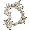 Rococo Oval Decorative Frame STL for CNC