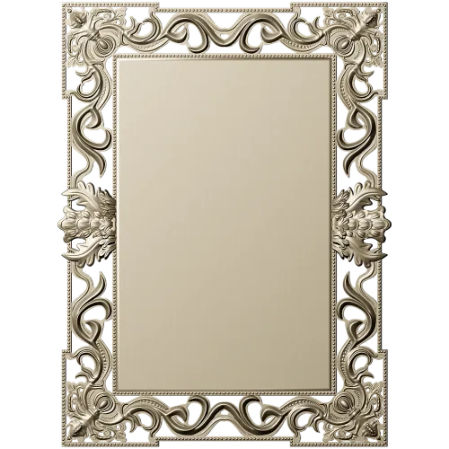 Ornate Rococo Rectangular Frame STL for CNC Routers
