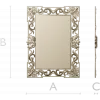 Ornate Rococo Rectangular Frame STL for CNC Routers