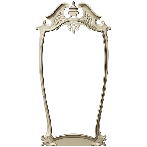 Ornate Rococo Frame STL for CNC Routing