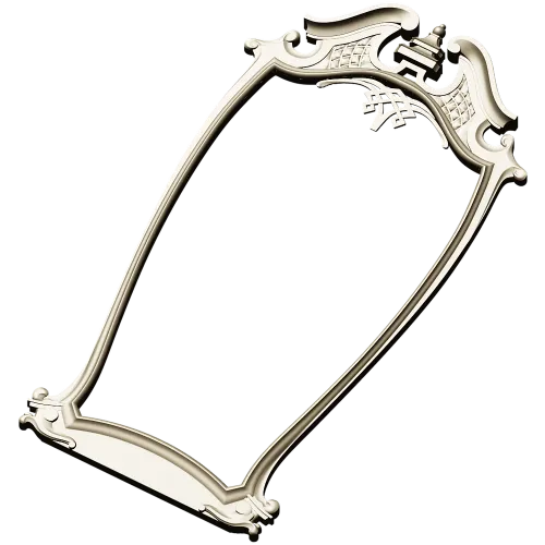 Ornate Rococo Frame STL for CNC Routing