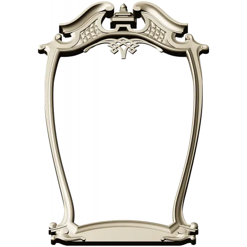 Ornate Rococo Frame STL for CNC Routing