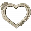 Heart Frame with Rose Clusters - STL 3D Model for CNC