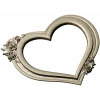 Heart Frame with Rose Clusters - STL 3D Model for CNC