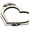 Heart Frame with Rose Clusters - STL 3D Model for CNC