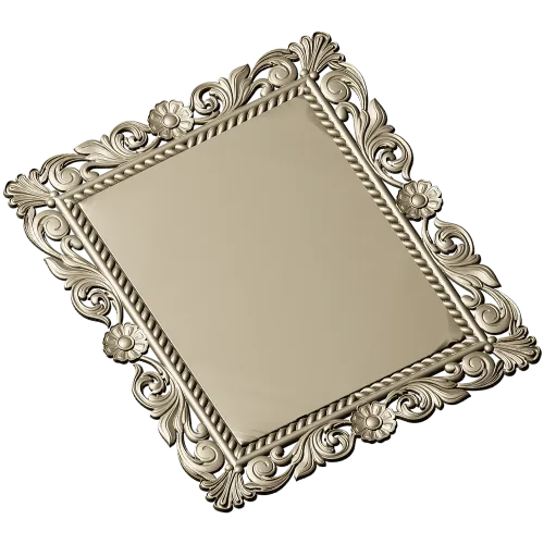 Ornate Baroque Frame STL for CNC