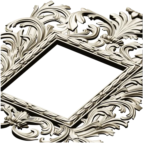 Baroque Acanthus Frame - STL 3D model for CNC