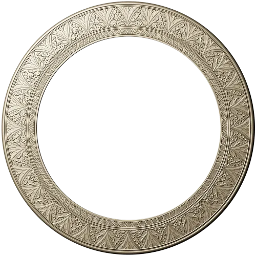 Ornate Round Frame STL for CNC