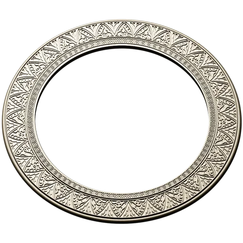 Ornate Round Frame STL for CNC