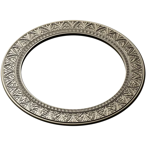 Ornate Round Frame STL for CNC