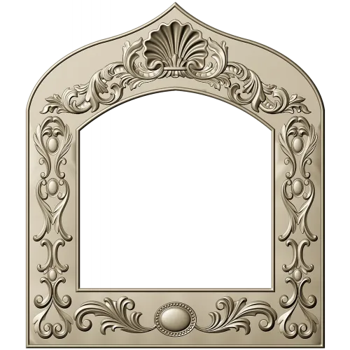 Arched Ornate Frame STL for CNC