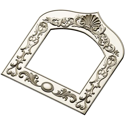 Arched Ornate Frame STL for CNC