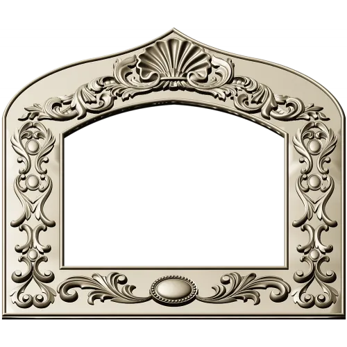 Arched Ornate Frame STL for CNC