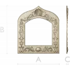 Arched Ornate Frame STL for CNC