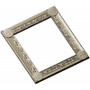 Ornate Rosette Corner Frame - STL 3D Model for CNC