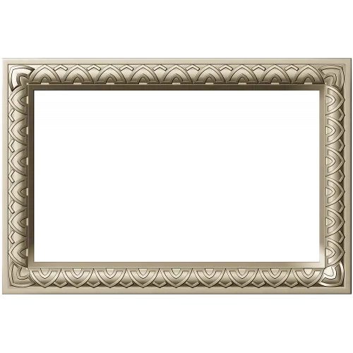 Rectangular Arch-Motif Frame STL for CNC Router