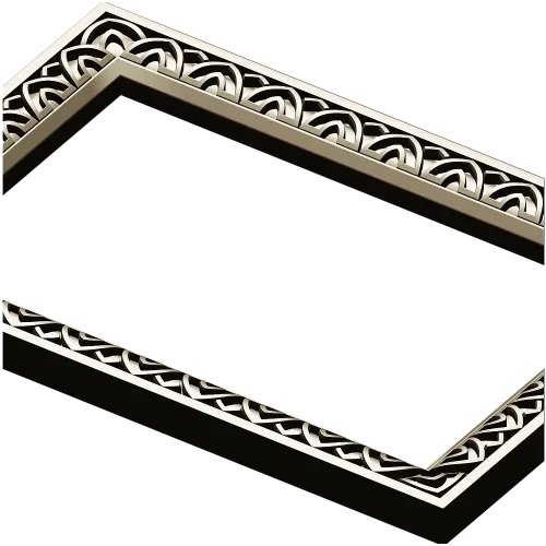 Rectangular Arch-Motif Frame STL for CNC Router
