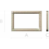 Rectangular Arch-Motif Frame STL for CNC Router