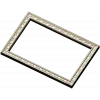 Laurel Ribbon Frame - 3D STL model for CNC milling
