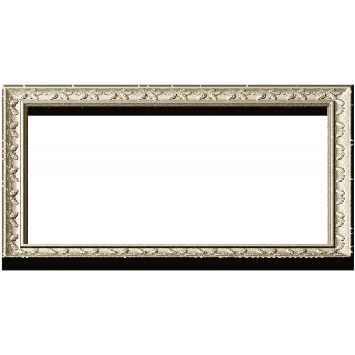 Laurel Ribbon Frame - 3D STL model for CNC milling