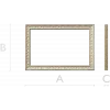 Laurel Ribbon Frame - 3D STL model for CNC milling