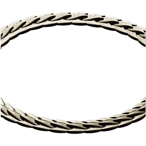 Laurel Braid Round Frame - STL 3D Model for CNC