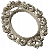 Ornate Rococo Oval Frame STL for CNC Routing