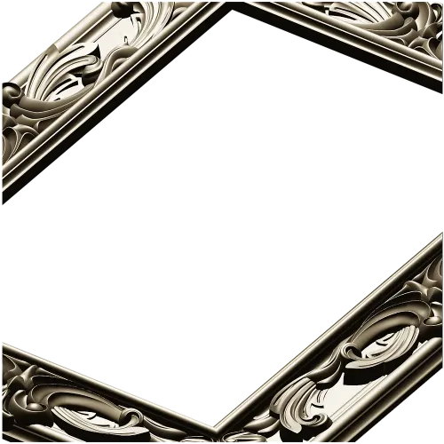 Ornate Acanthus Frame STL for CNC