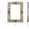Ornate Acanthus Frame STL for CNC