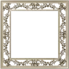 Ornate Floral Square Frame STL