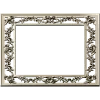 Ornate Floral Square Frame STL