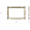 Барочная рамка с бусинкой - 3D модель STL для ЧПУ
