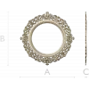Венецианская резная рамка - 3D модель STL для ЧПУ
