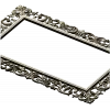 Ornate Rococo Rectangular Frame STL for CNC