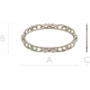 Aurelia Oval Decorative Frame STL for CNC