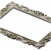 Baroque Acanthus Decorative Frame STL for CNC